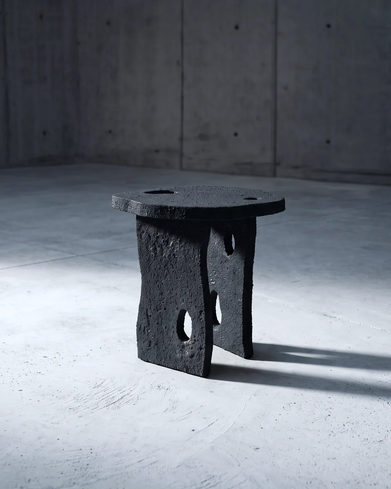 Aetna Stool, front three-quarter view, by Paul Hardy
