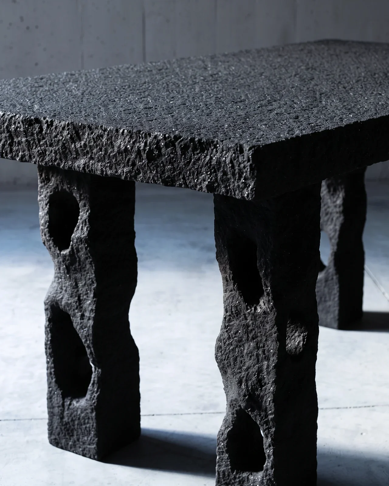 Carved legs of the Aetna Table, by Paul Hardy
